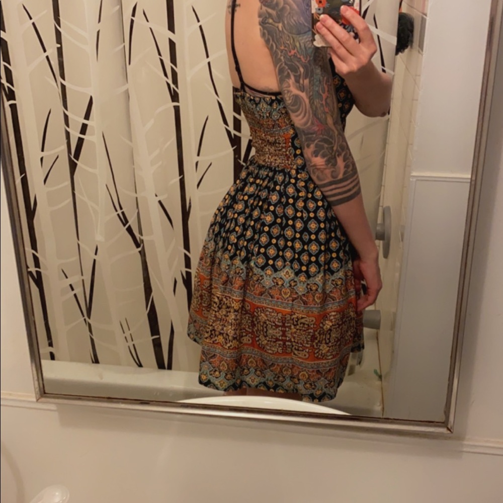 American Rag Fit and Flare Strappy Boho Sun Dress